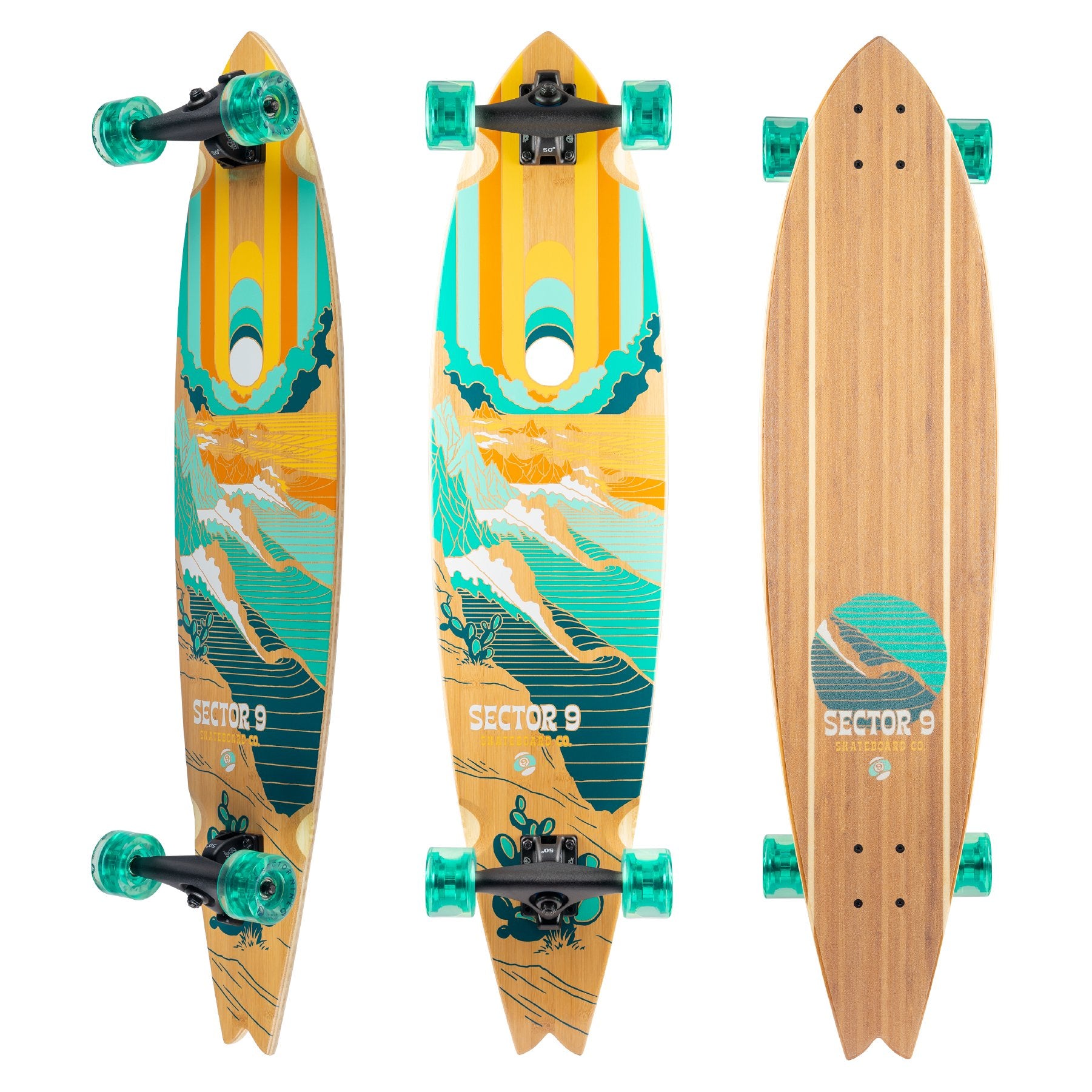 スケートボード Sector9 CARVING RIDING STYLE AINA STRIK SECTOR 9