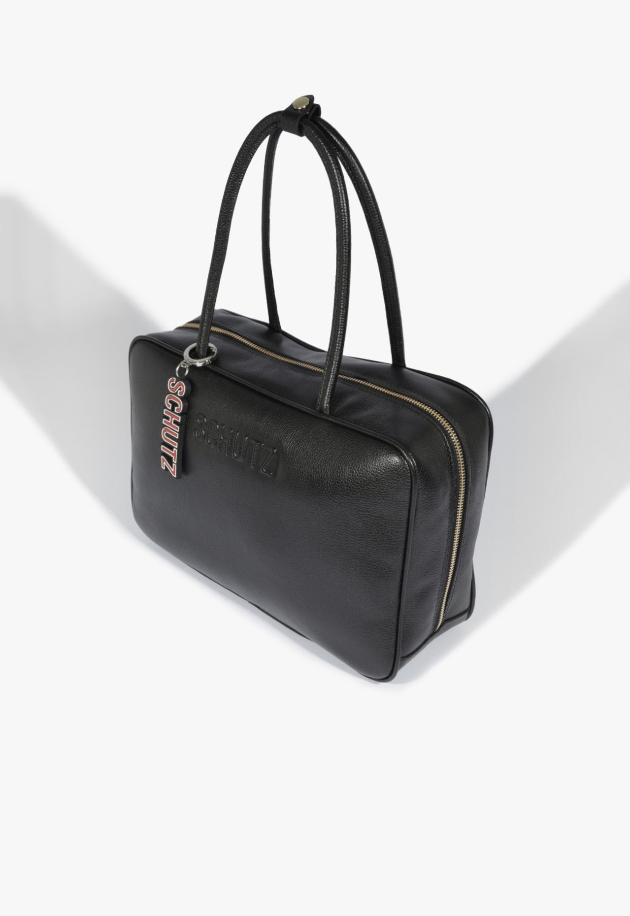 Bolsa Tote Preta Schutz Ivvy Grande Couro | ZZ MALL