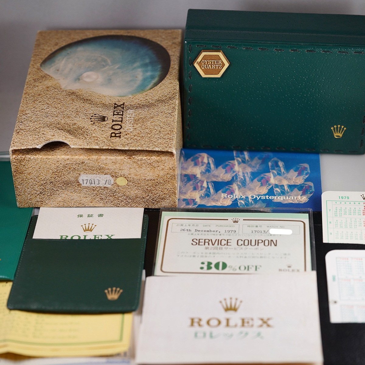 SELECT INC. [ROLEX オイスタークォーツ 美品 Ref.17013 フルセット