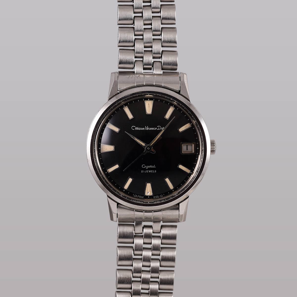 SELECT INC. [CITIZEN Homer Date Crystal ブラックミラーダイヤル 手巻き]