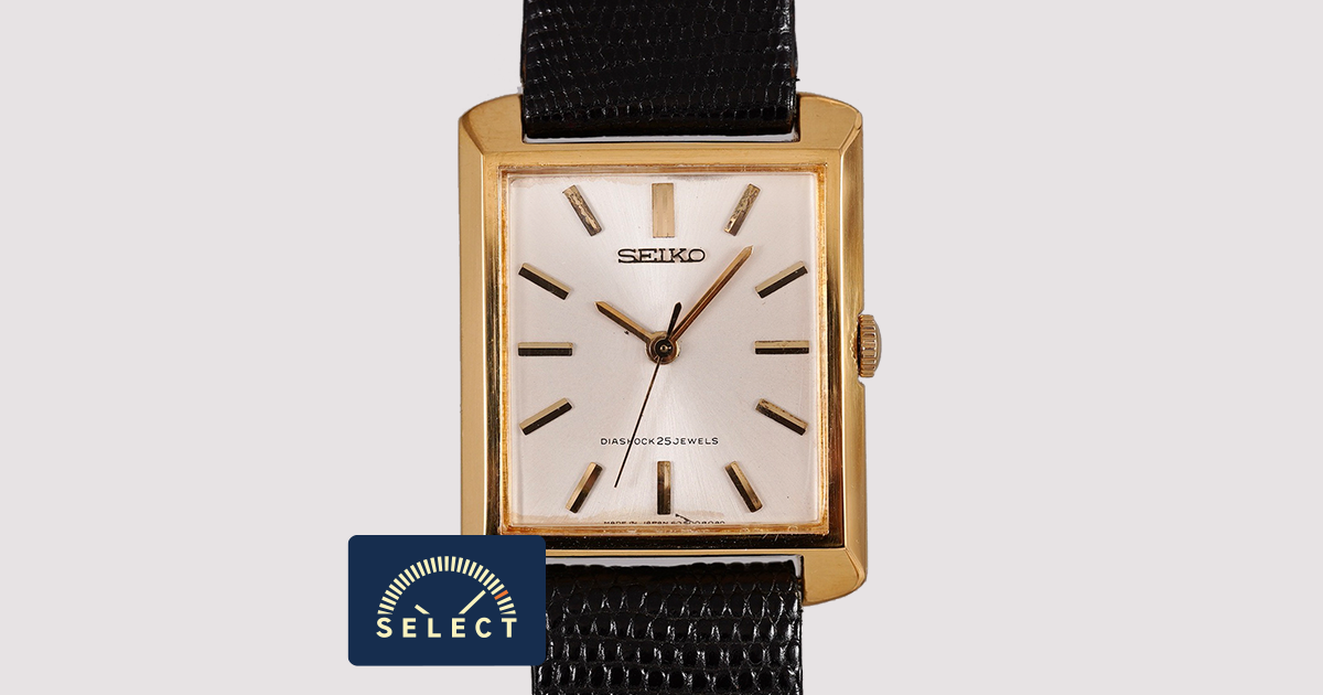 SELECT INC. [SEIKO ゴールドフェザー 希少スクエアケース ASGP 1960