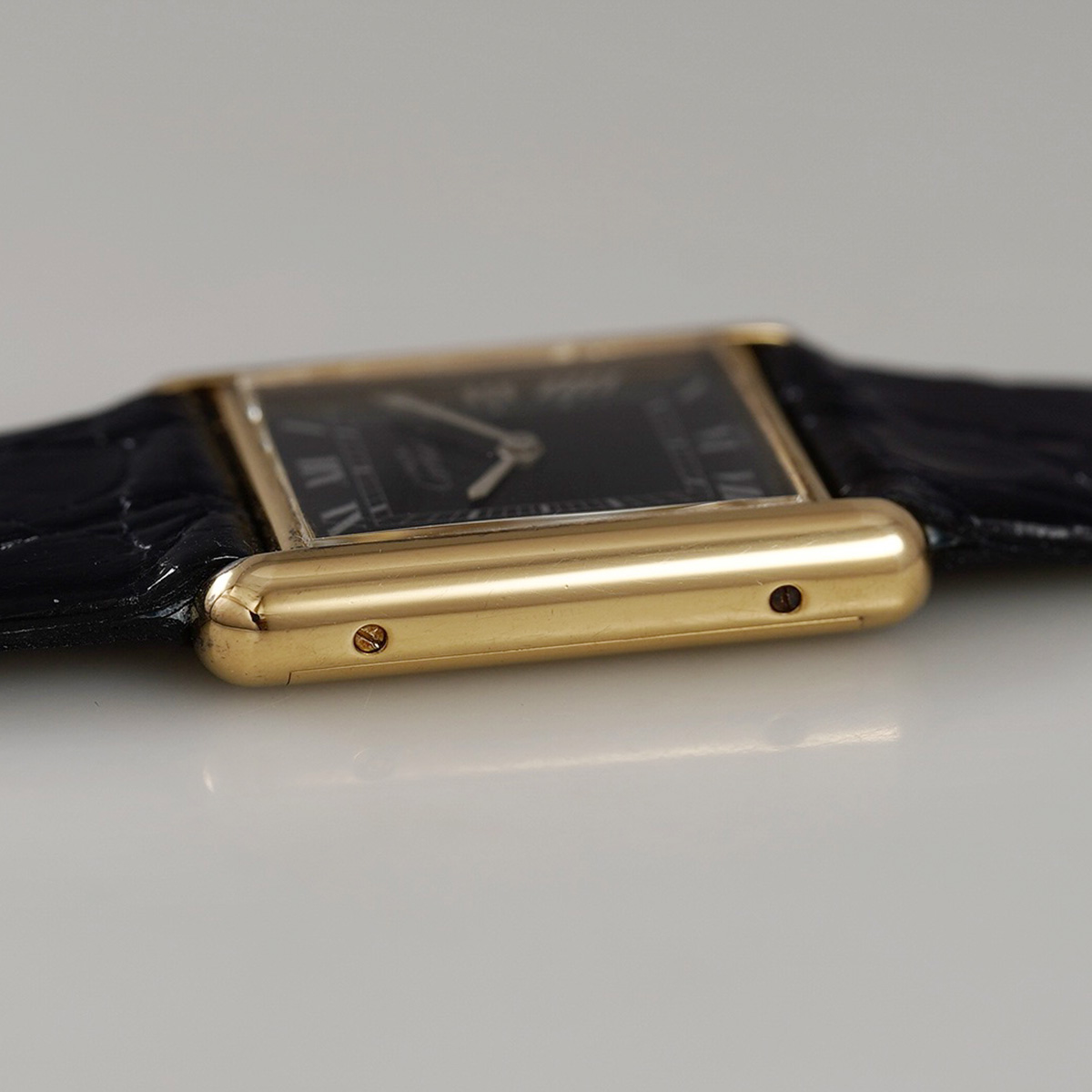 SELECT INC. [CARTIER マストタンク LM 手巻き ブラックローマン ONYX