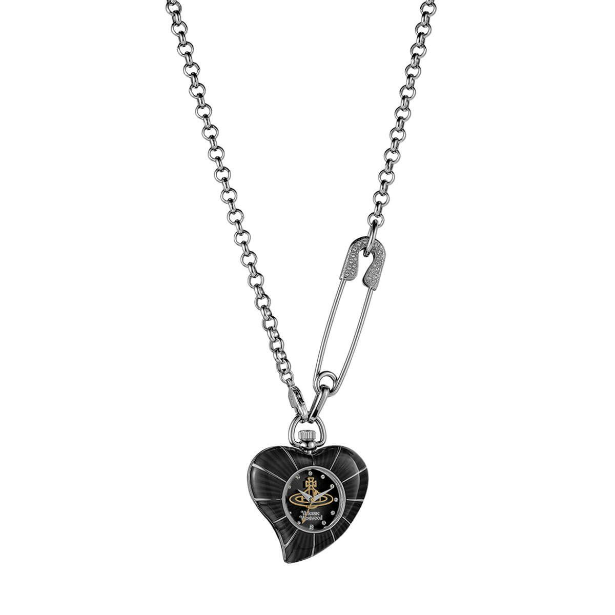 Vivienne Westwood 胸元に時を飾る小さなアートピース「ハート