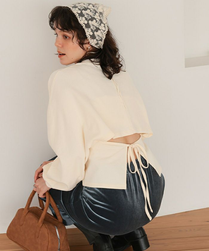 バックオープンデザインプルオーバー | titivate