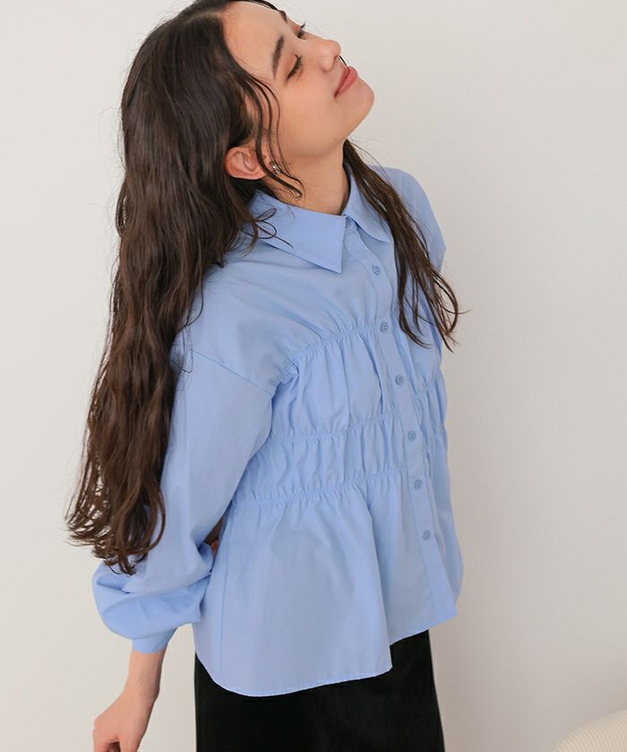 シャーリングブラウス | titivate