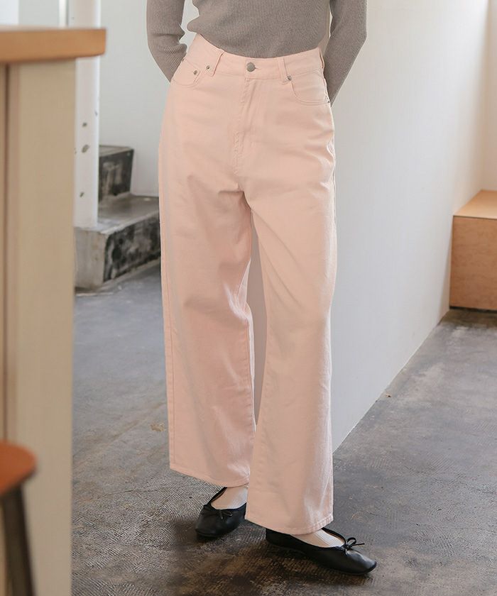 ストレートシルエットデニムパンツ | titivate