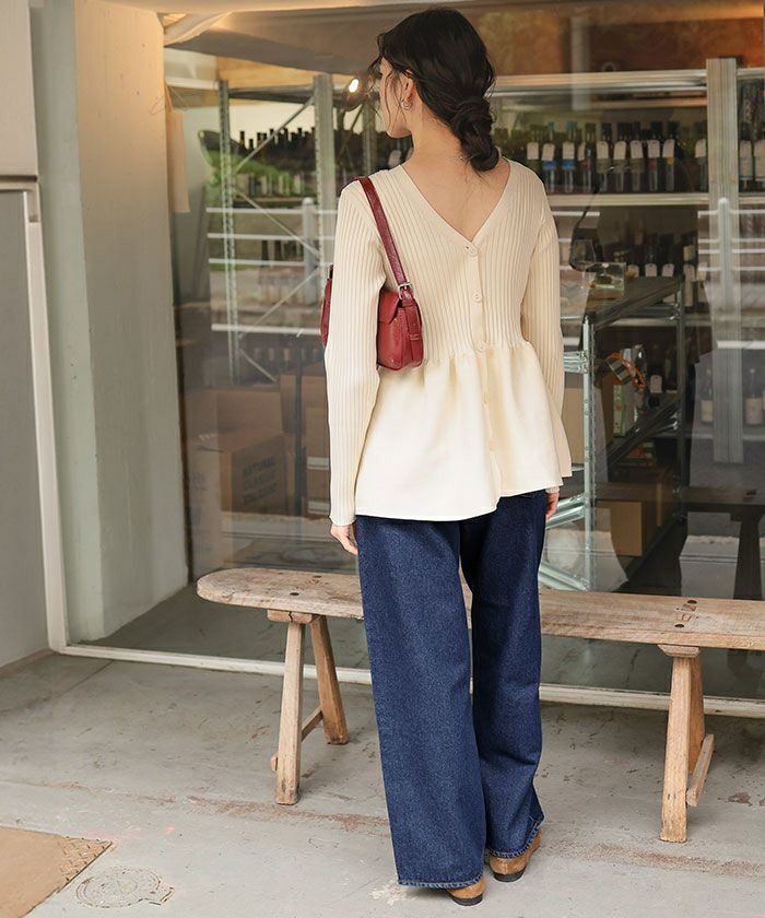 ストレートシルエットデニムパンツ | titivate