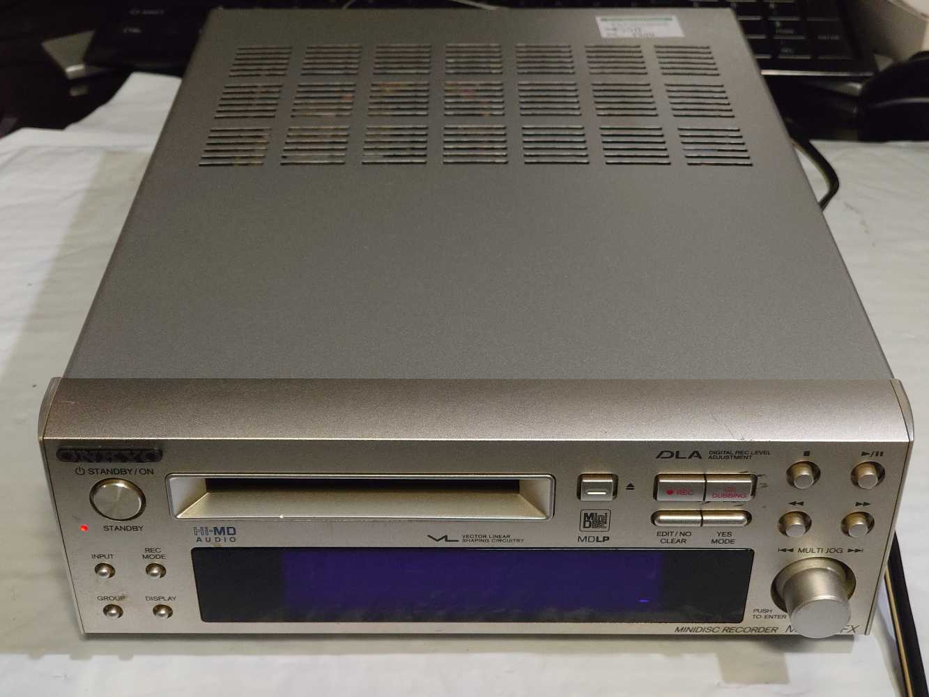 Hi-MD対応！ ONKYO MD-105FXのメンテ | 自由日記J -ジャンカーへの道-