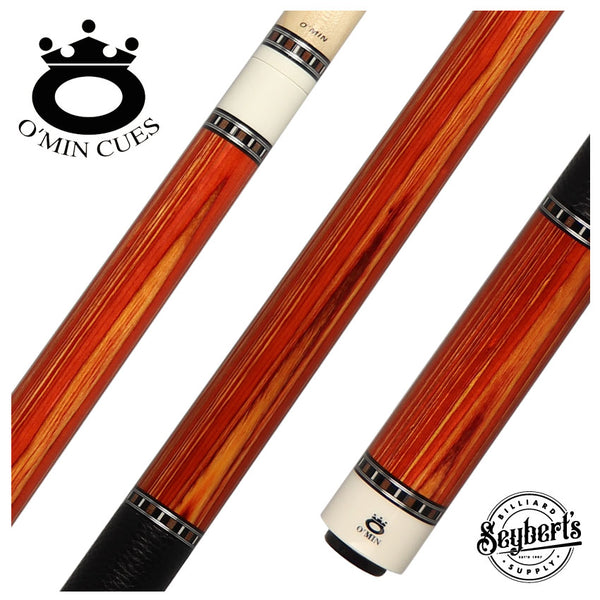 O'Min Tulipwood Pool Cue - LS-N07 - Seybert's Billiards Supply