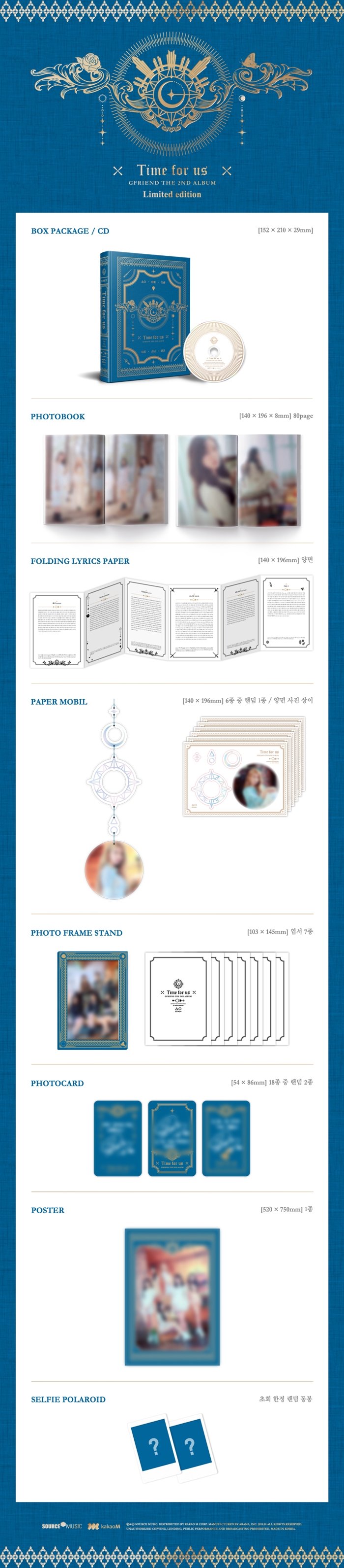 GFRIEND - Vol.2 [Time for us] Limited Edition - interAsia