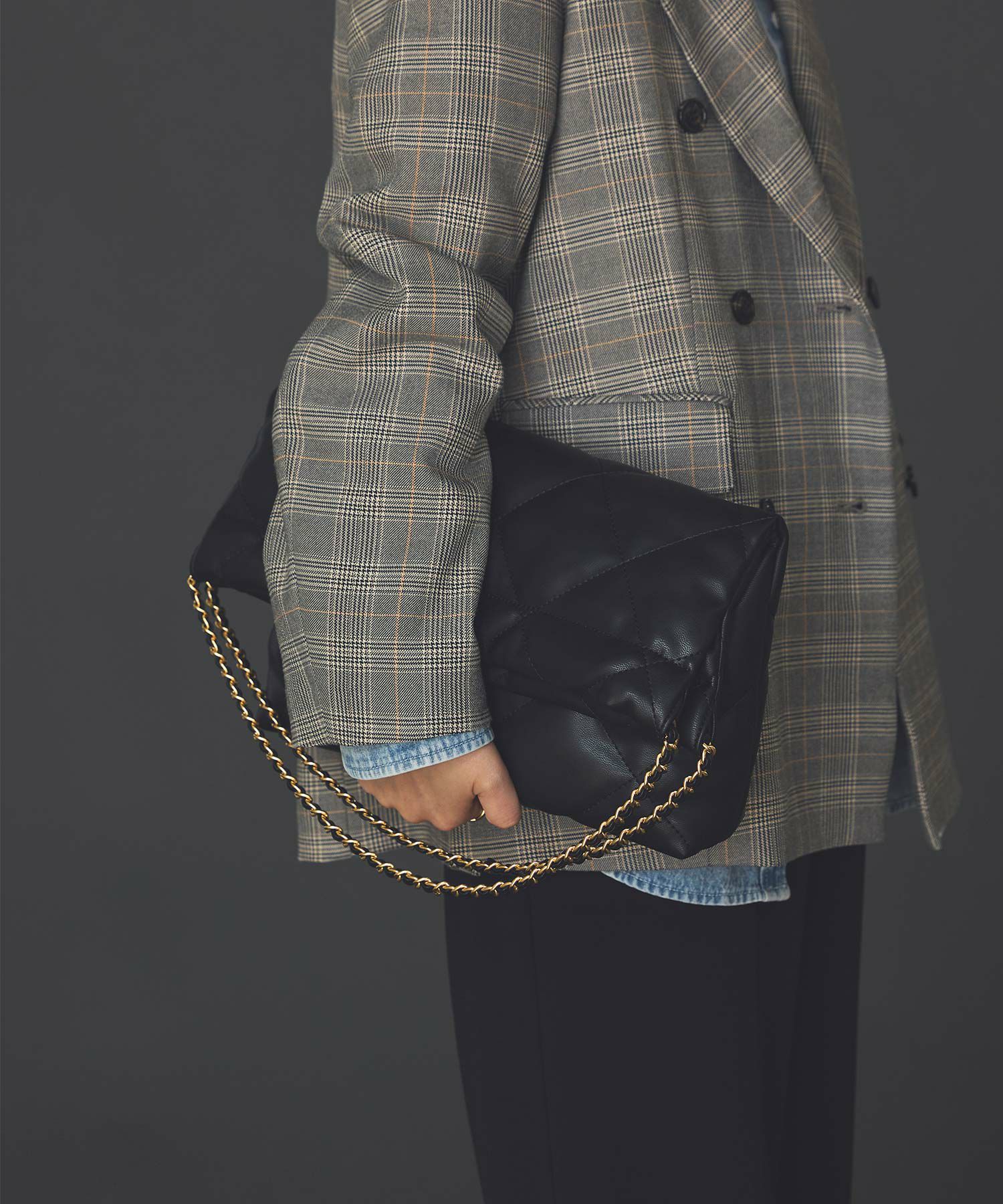 Gready BrilliantPUキルティングトートバッグ | SEKIMIKI Online