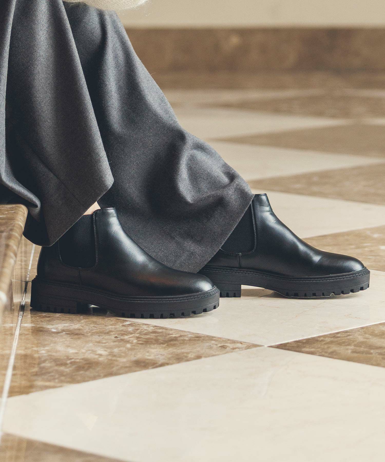 Gready Brilliantショートサイドゴアブーツ | SEKIMIKI Online