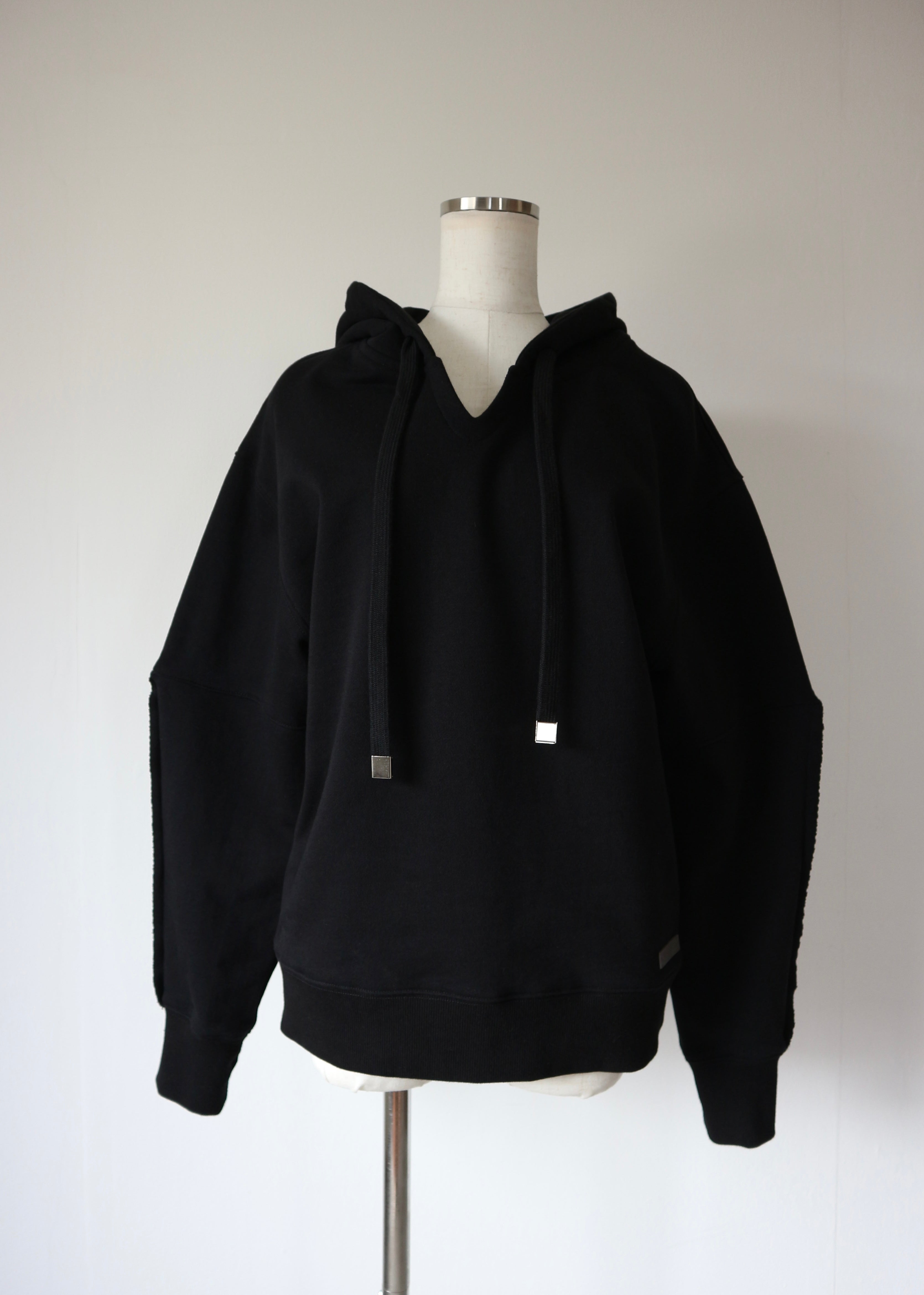 コクーンスリーブスウェットトップス-BLACK- – SH_KI