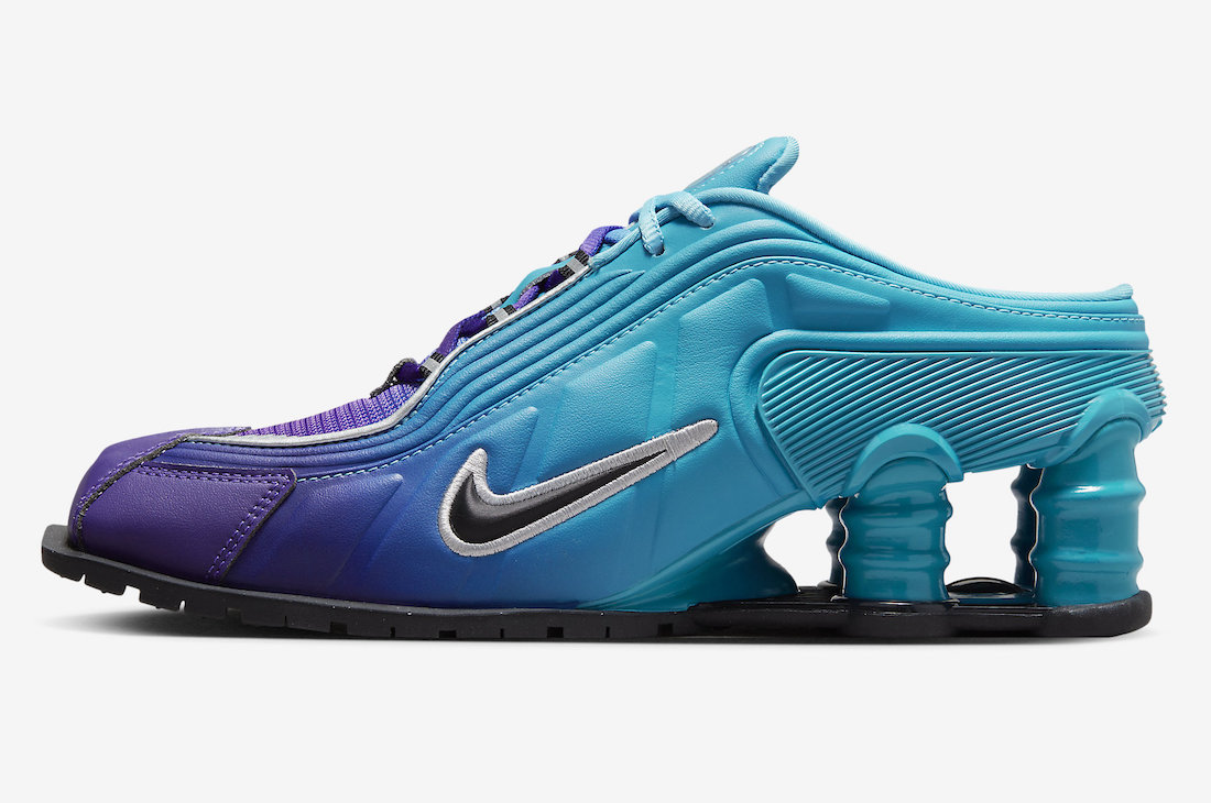 2023年7月27日発売Martine Rose x Nike Shox Mule MR 4 “Scuba Blue