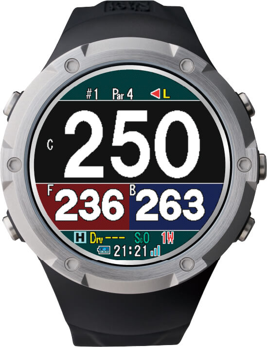 Shot Navi Evolve α::ゴルフ用GPSウォッチ