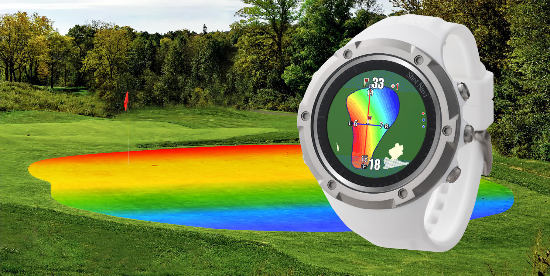 Shot Navi Evolve SE::ゴルフ用GPSウォッチ