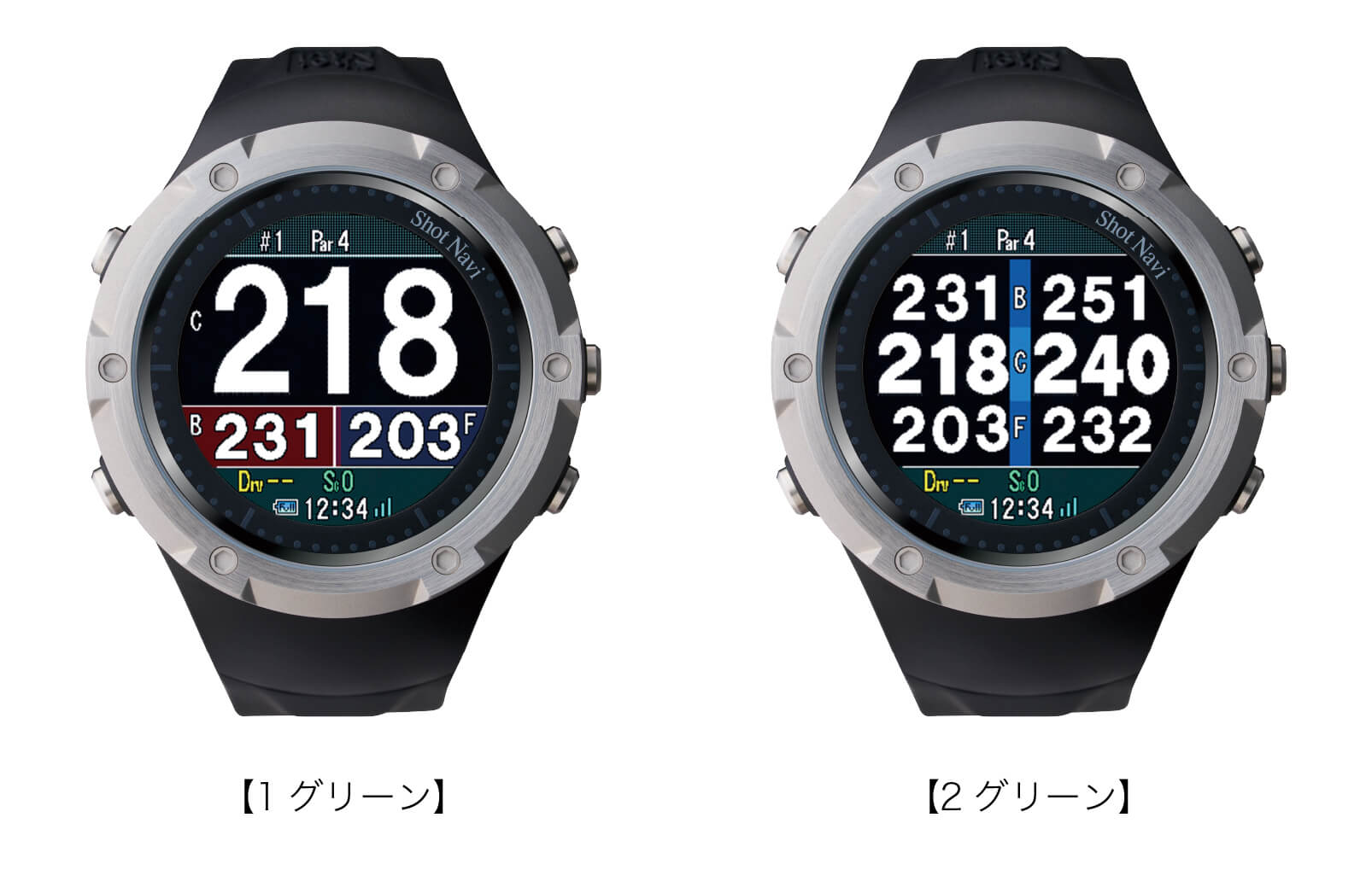 Shot Navi Evolve SE::ゴルフ用GPSウォッチ