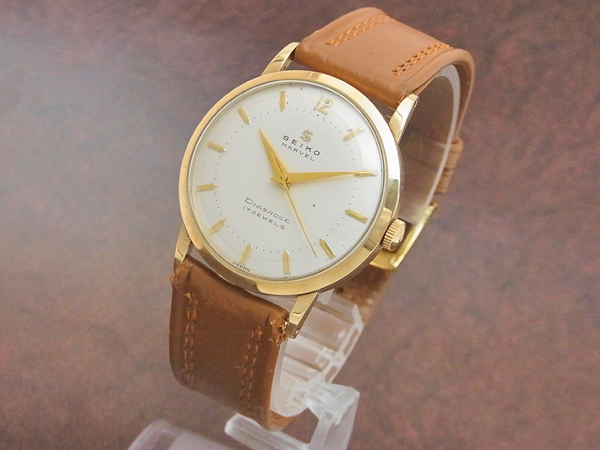 セイコー マーベル Sマーク 17石 14KGF 手巻き