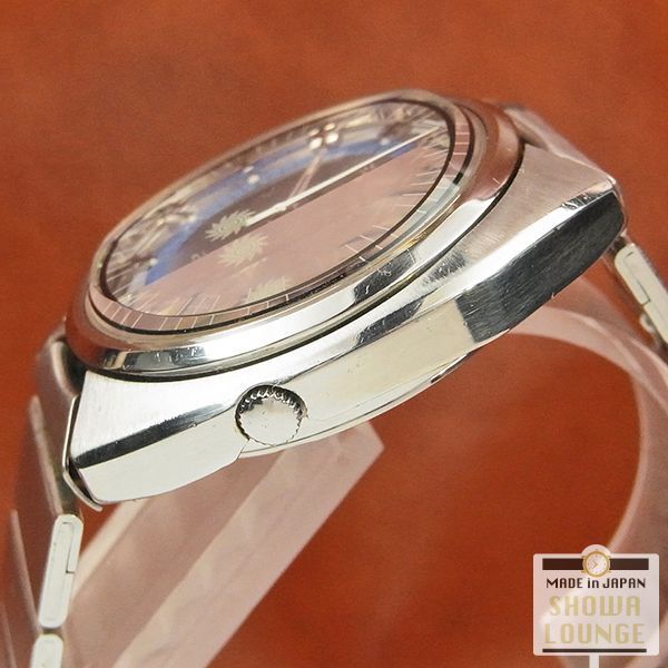 セイコー SEIKO アドバン ブルーグラデーションダイヤル 希少なメモリ