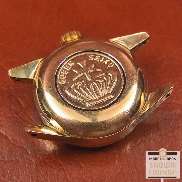 セイコー SEIKO クイーンセイコー 王冠メダリオン カットガラス 14KGF