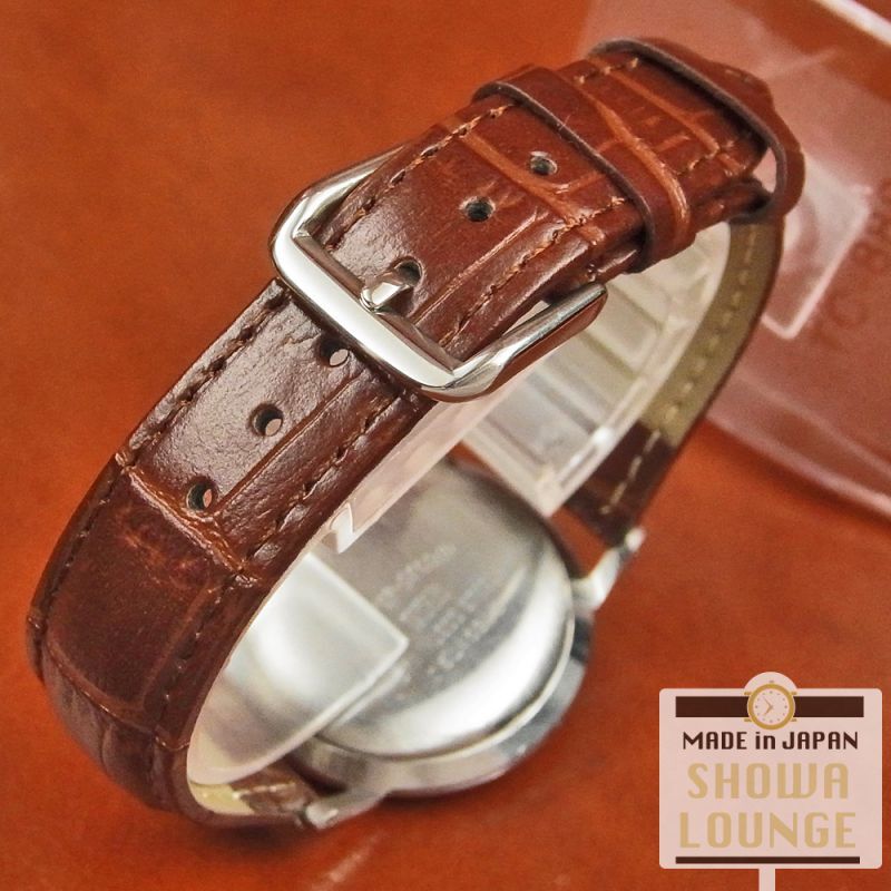 シチズン フィノックス センターセコンド 黒文字盤 中三針 17石 手巻き