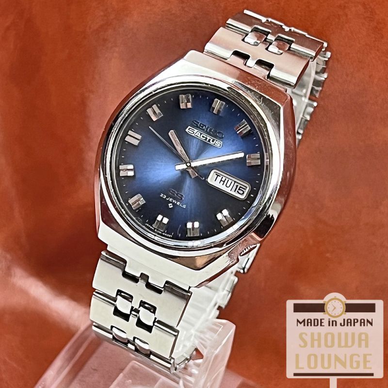 セイコー ファイブアクタス SS メタリックブルーダイヤル 6106-8680