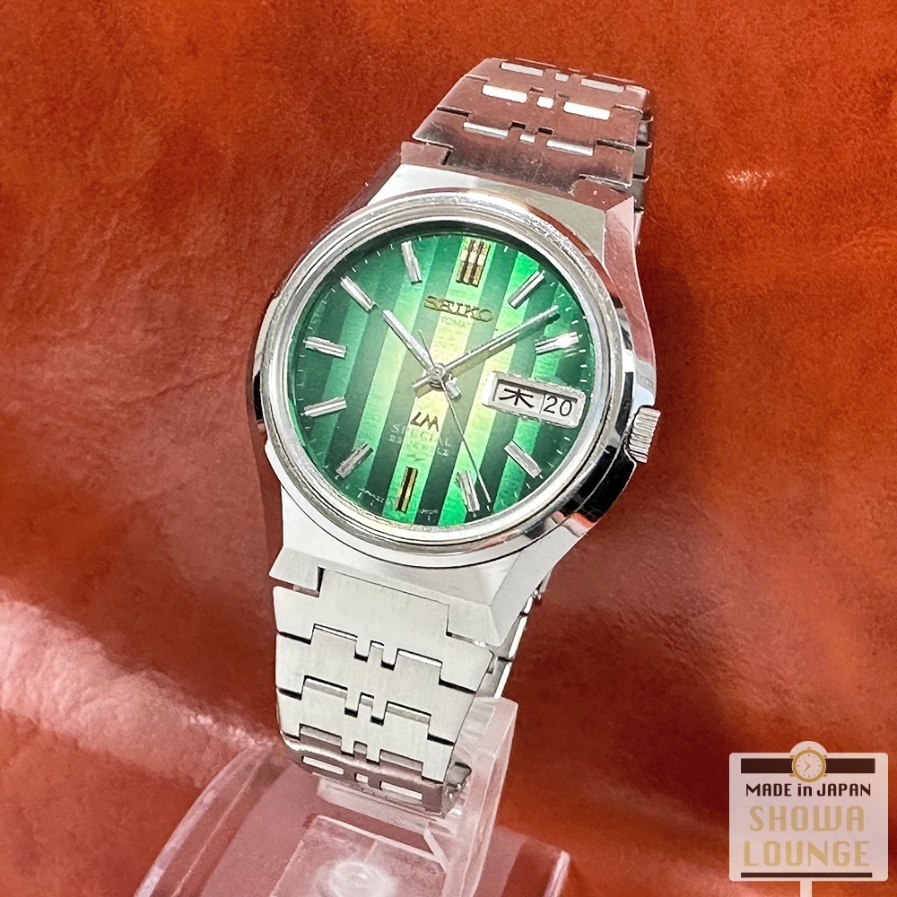 セイコー ロードマチック スペシャル メタリックストライプ グリーン