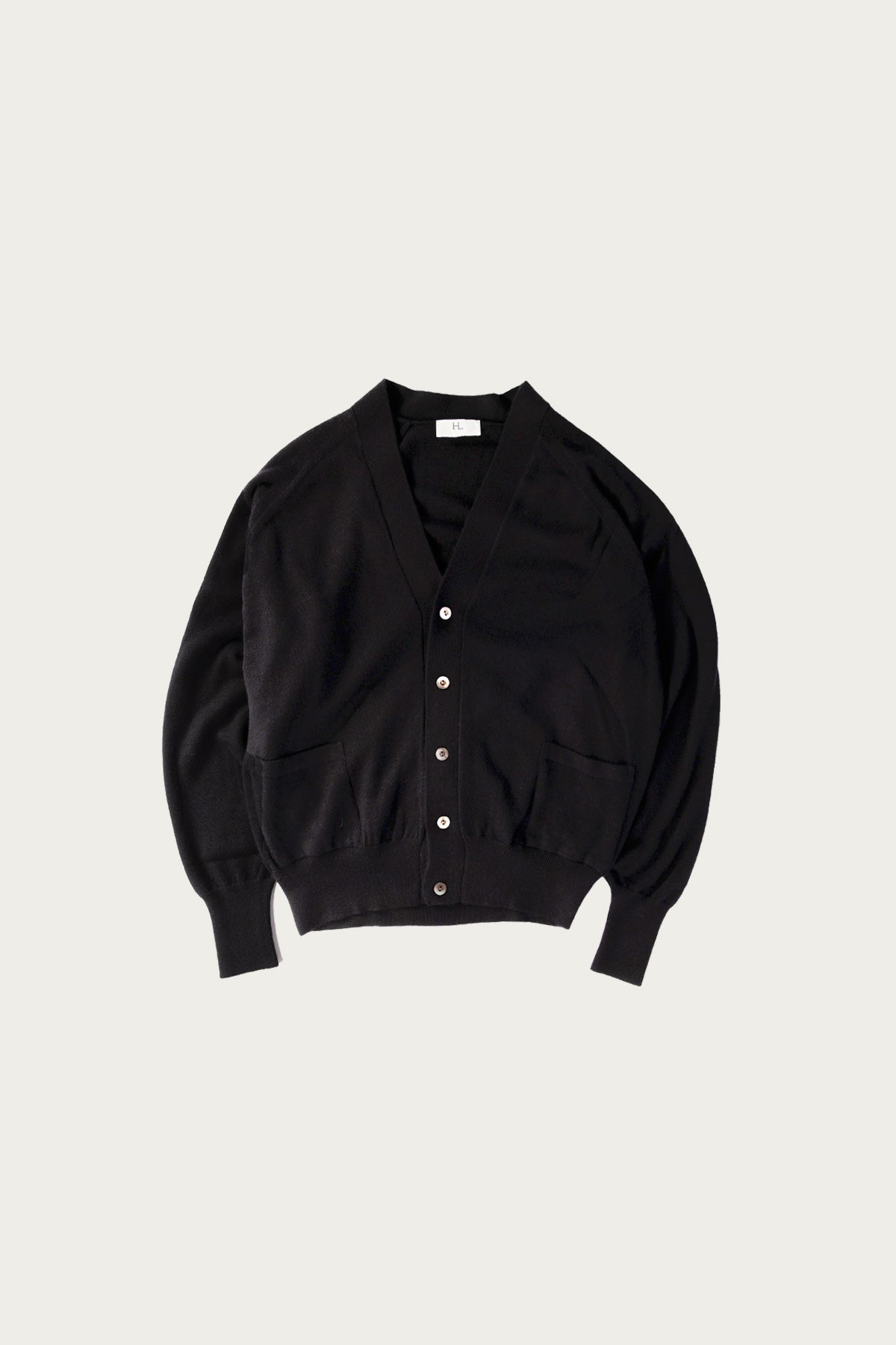 Herill Cashmere Cardigan | Black | Canoe Club