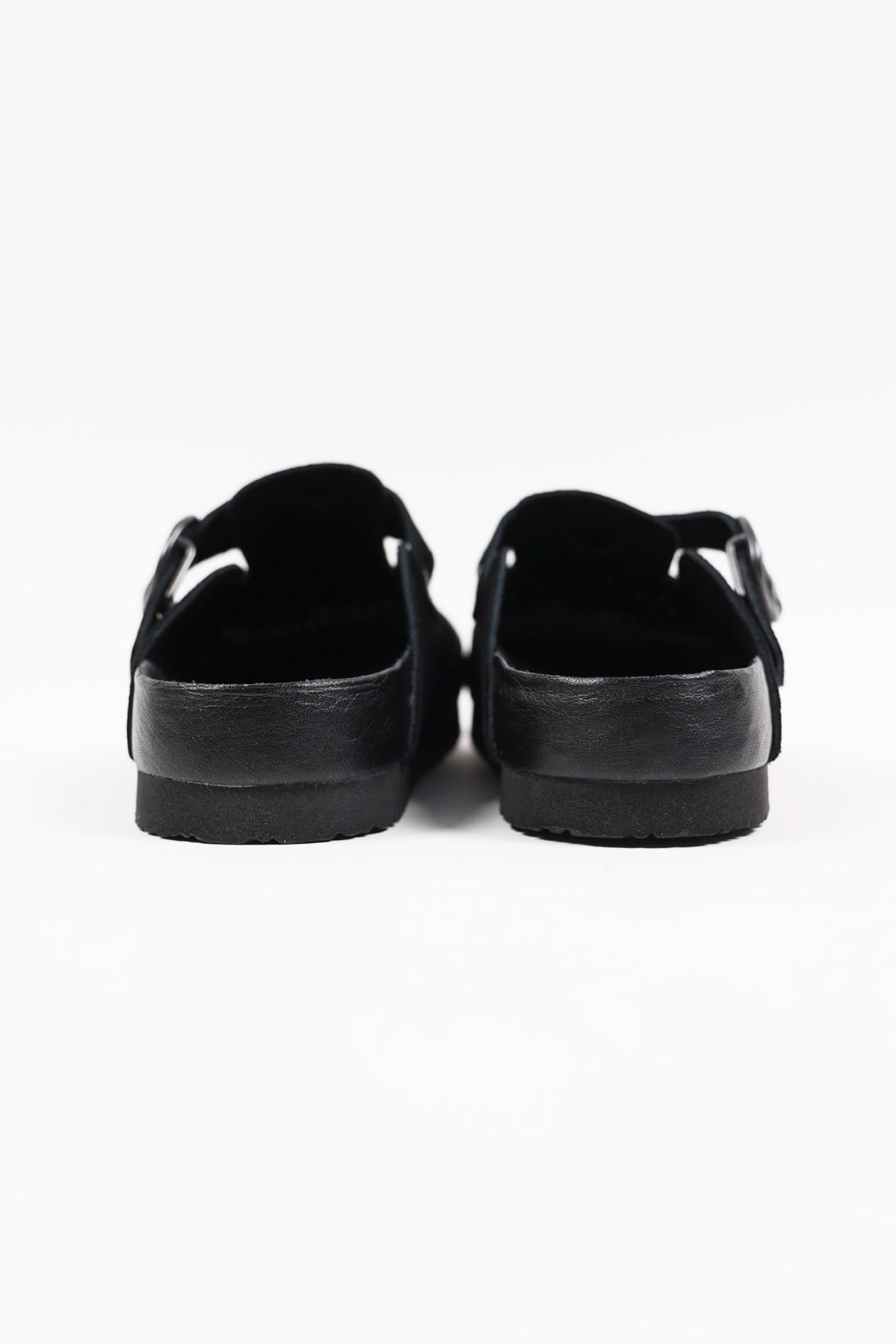 Needles Suede Clog Sandal | Black | Canoe Club