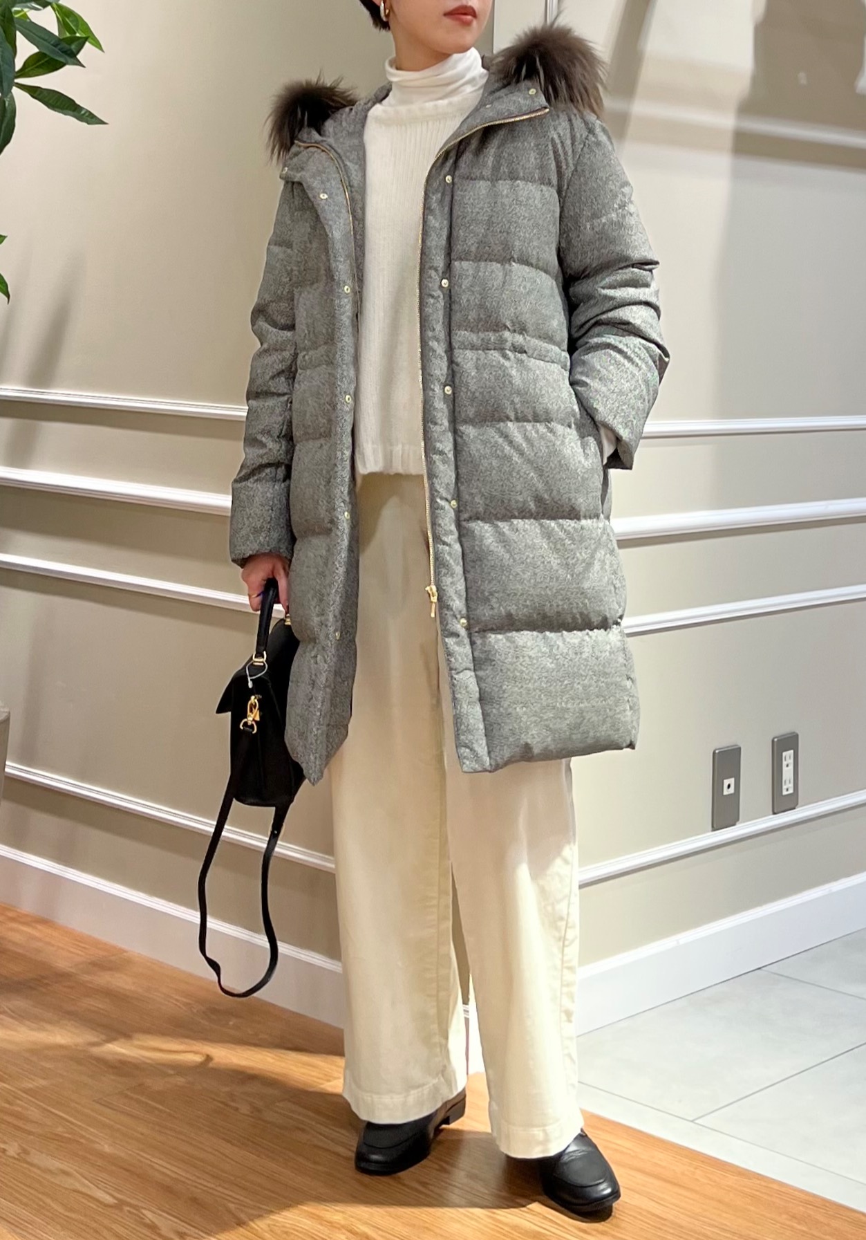 高級✨23区 LIMONTA 高機能ADS ダウンコート フード付 40 23区】新作