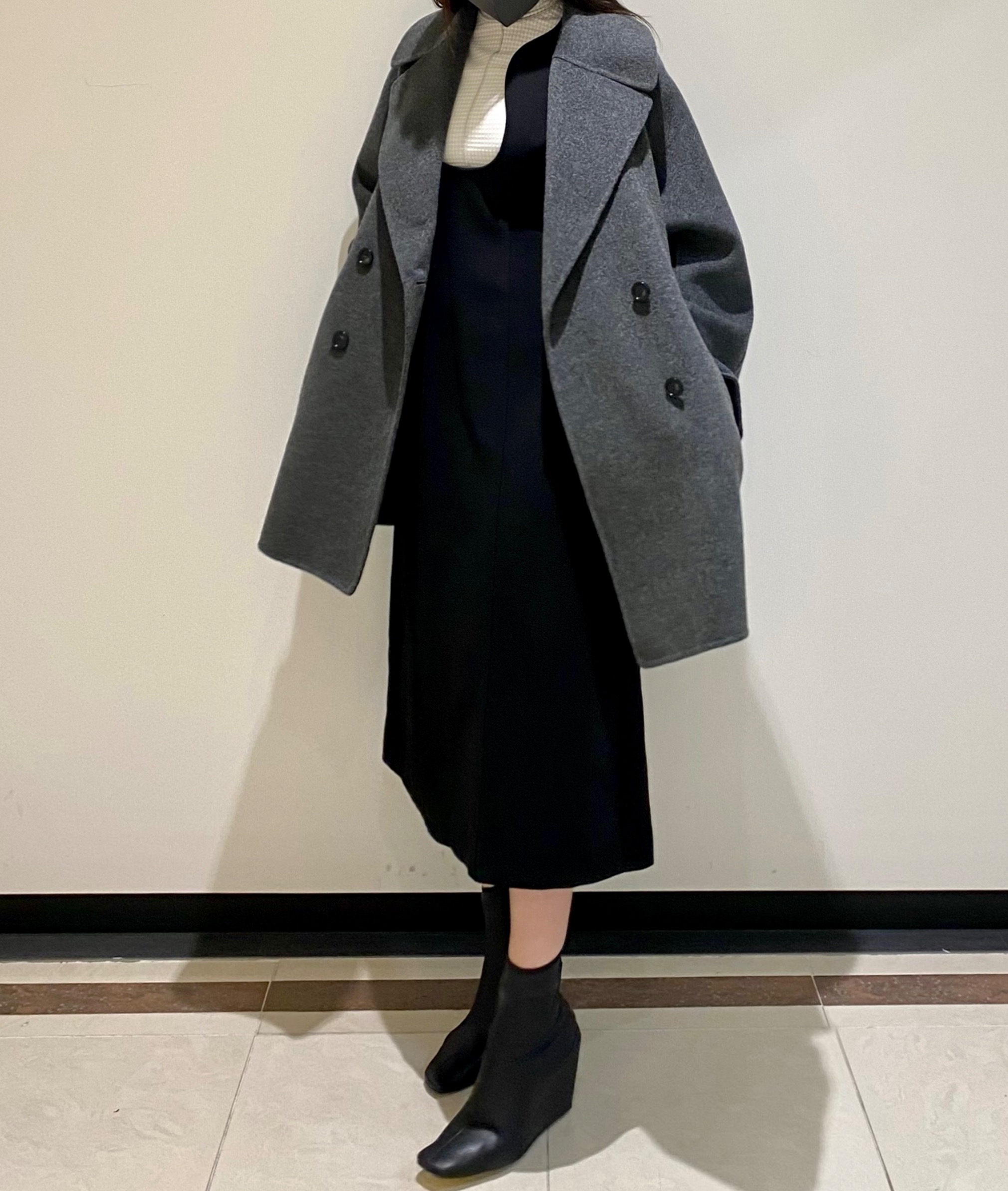 LE CIEL BLEU〉ダブルフェイスショートコート | Ladies Fashion topics