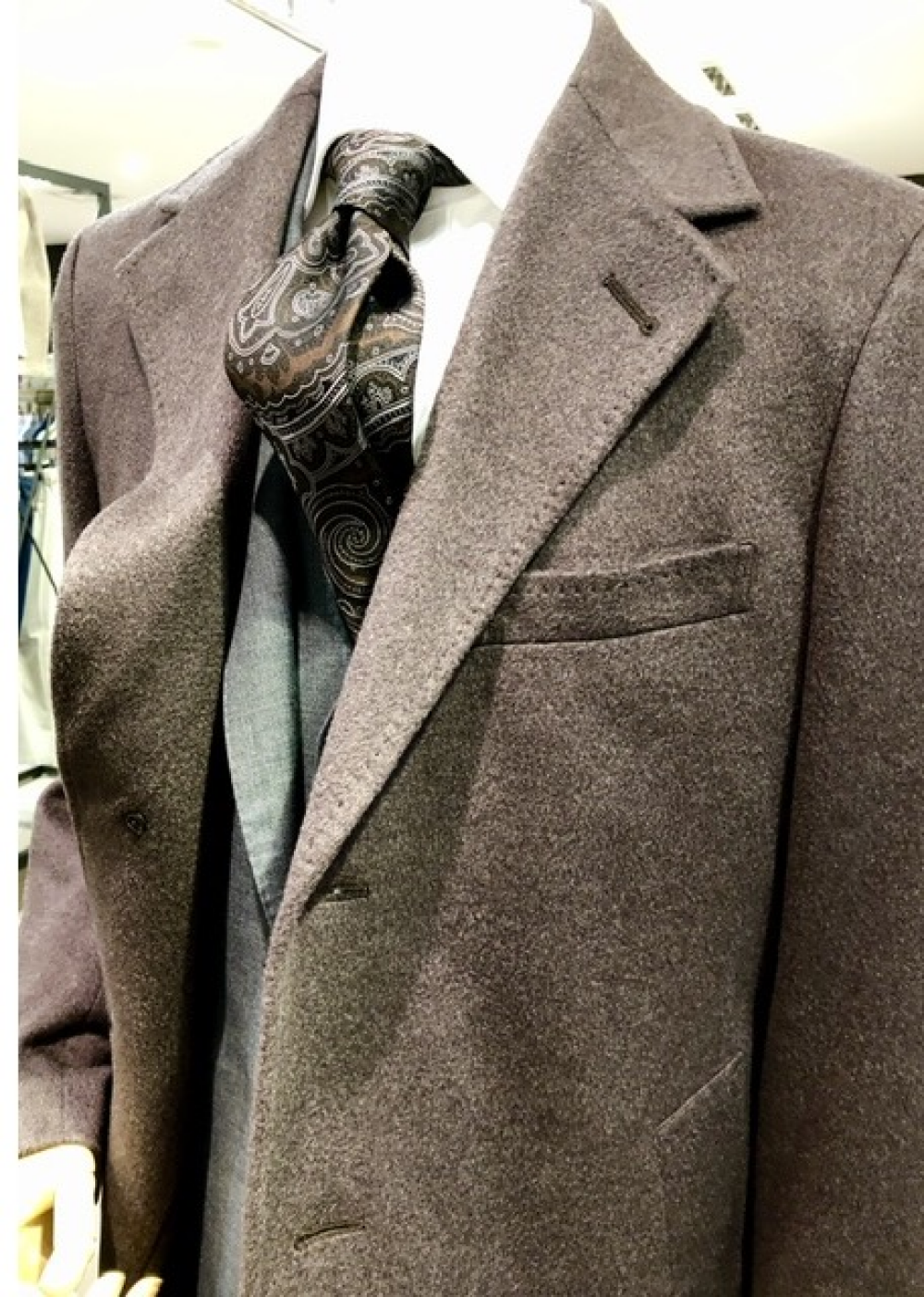 高級感あふれるカシミヤチェスターコート | エドワーズ | 大丸東京店