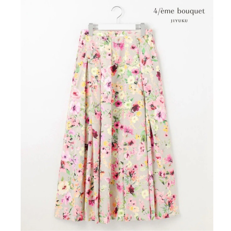 カトリエムブーケ】フラワー柄がコーデの主役に◎フレアスカート | 23
