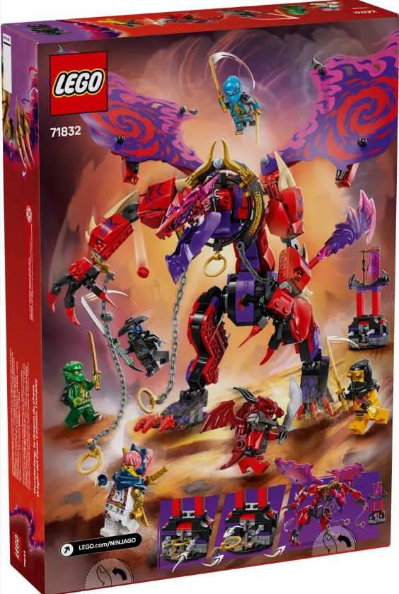 LEGO® NINJAGO® Thunderfang Dragon of Chaos – 71832 – LEGOLAND New
