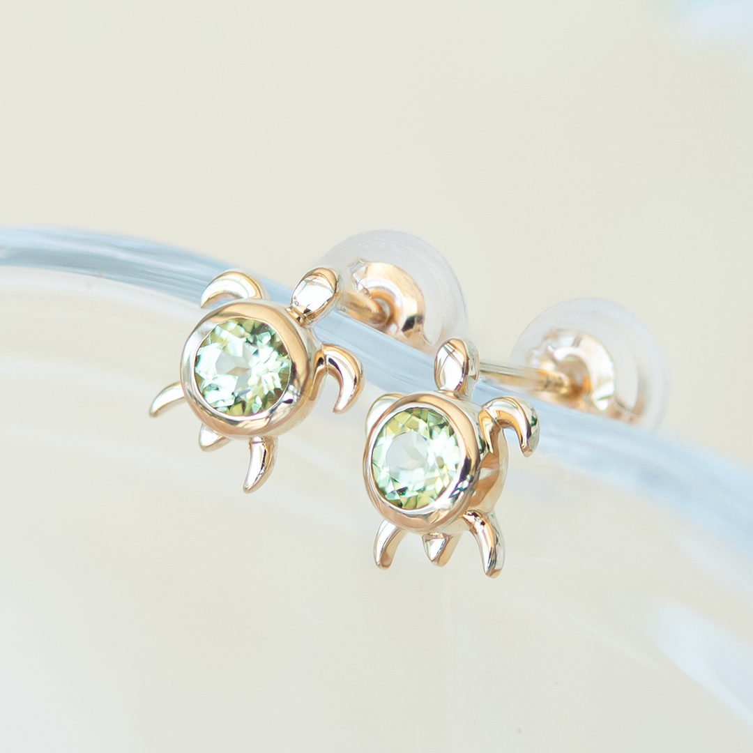 ピアス K10イエローゴールド ペリドット アクセサリーPePe オンライン