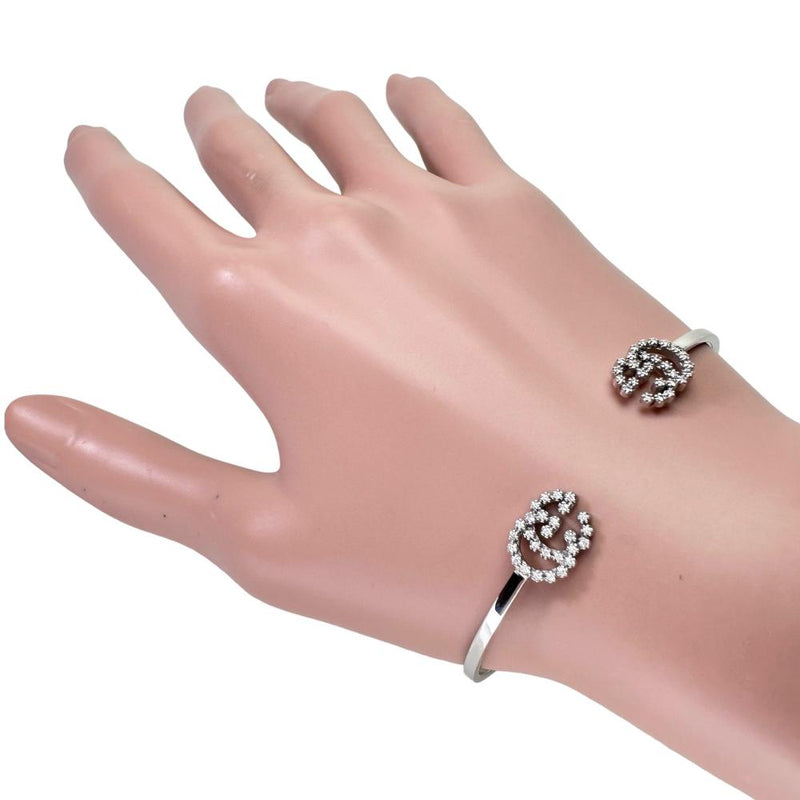 GUCCI/グッチ】 ダイヤモンド ブレスレット GGランニング K18WG