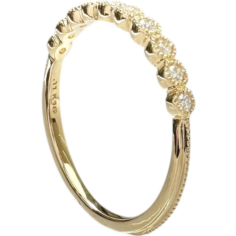 11号【agete/アガット】 ダイヤモンド 0.11ct リング・指輪 K18