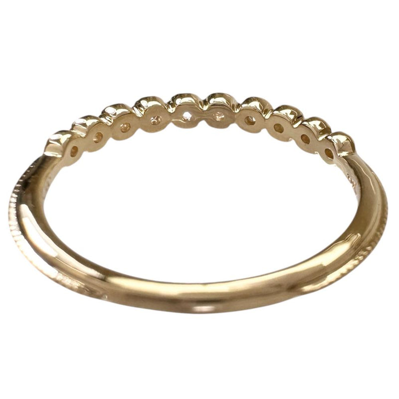 11号【agete/アガット】 ダイヤモンド 0.11ct リング・指輪 K18