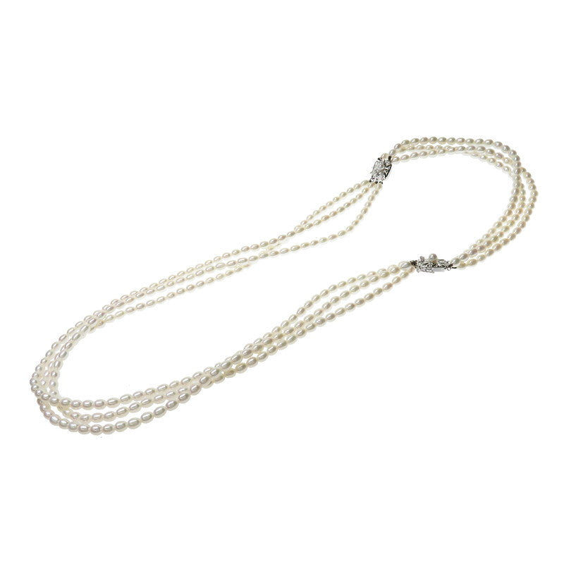 MIKIMOTO/ミキモト】 コンバーチブル 3WAY 3連 淡水真珠 4.0mm