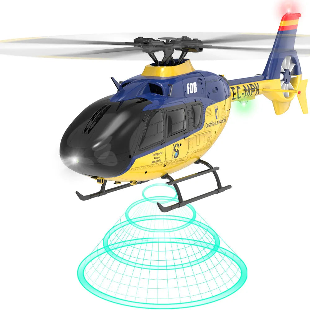 Yuxiang F06 EC135 Flybarless Eurocopter | Simulation RC Helicopter