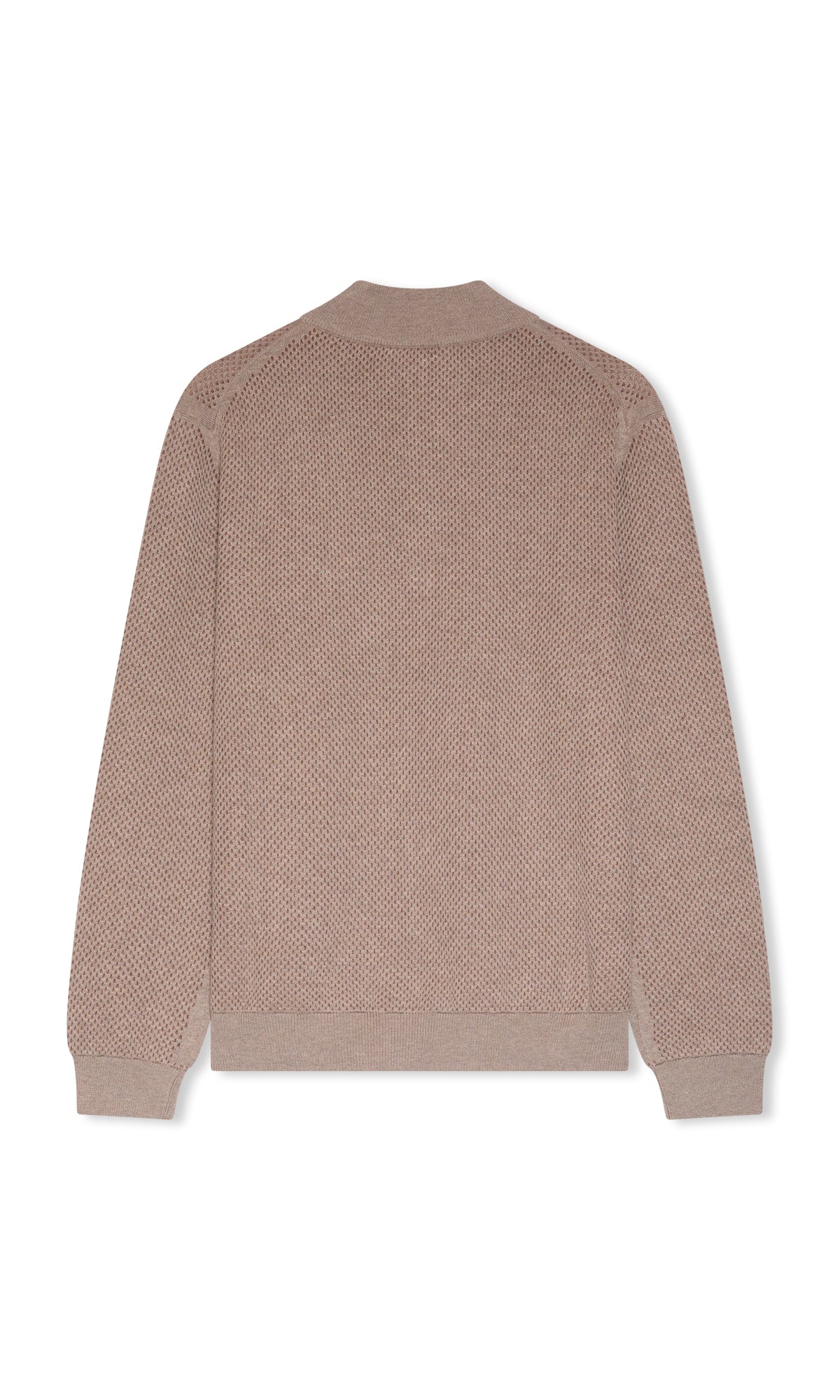 Extra Fine Wool Zip-Up Sweater with Tubular Workmanship – MAURIZIO