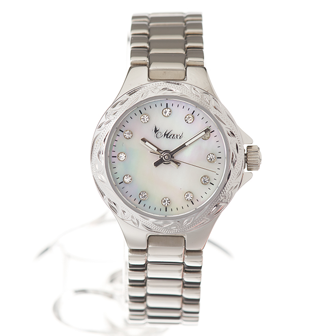 ハワイアンジュエリー/Stainless/シェルフェイスウォッチ/シルバー