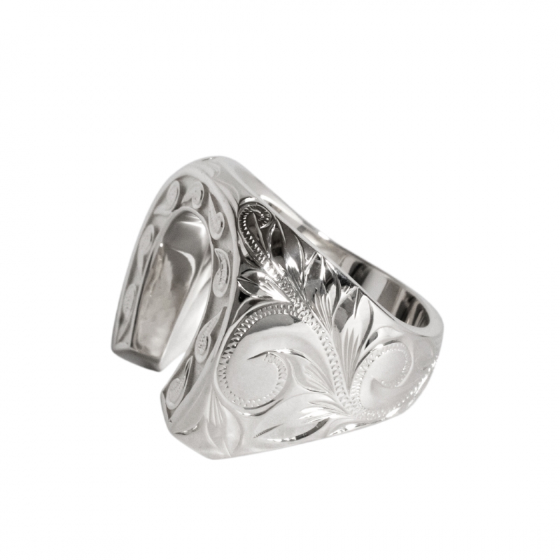 ハワイアンジュエリー/Silver925/レイズドホースシューリング