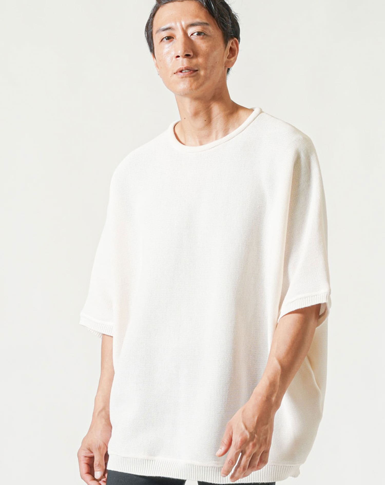 サマーニット メンズ 半袖 夏 薄手 おしゃれ かっこいい おすすめ