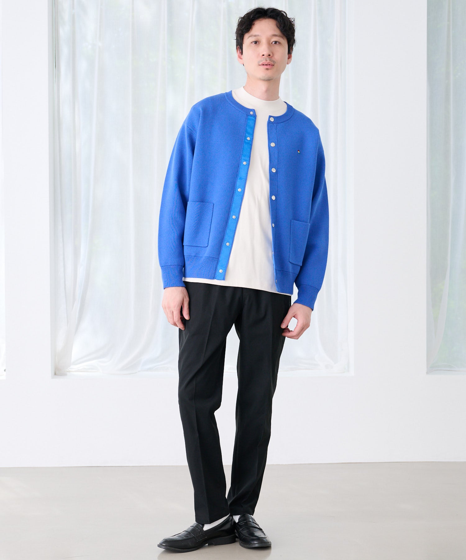 シェア スウェットライクニット カーディガン（カーディガン/ボレロ