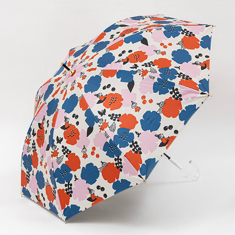 晴雨兼用長傘（花とリトルミイ/ピンク）TW25L7646【ラッピング対象外