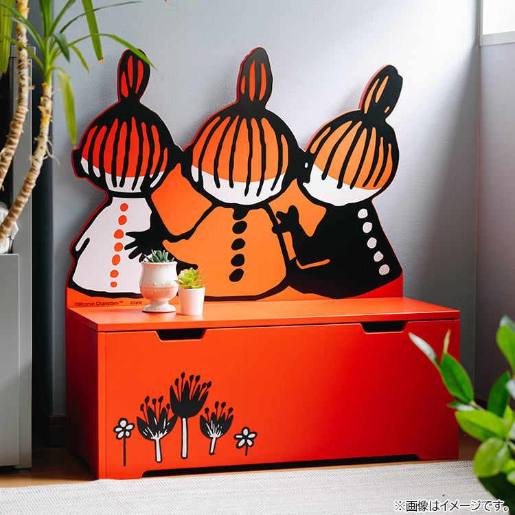 木製BOXベンチ（リトルミイのきょうだいたち）【公式限定