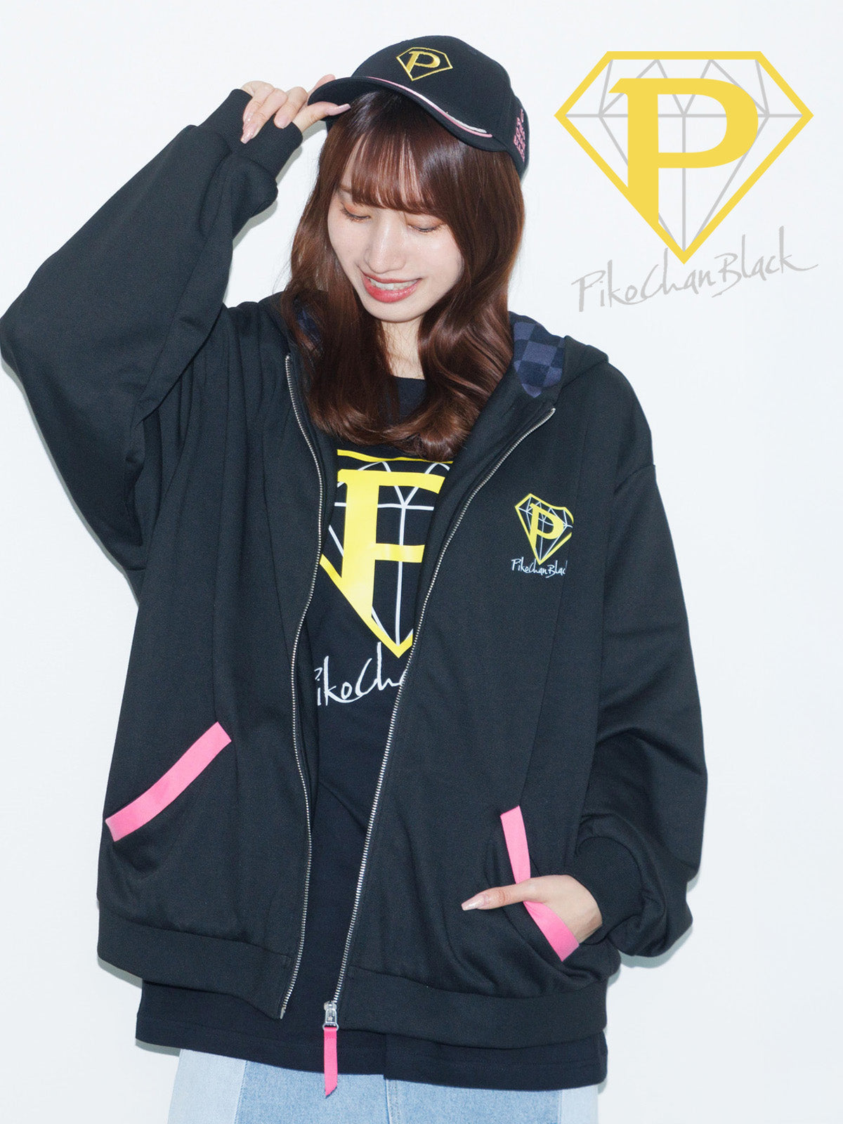 ピコチャンブラック・ジップアップパーカー｜netkeiba