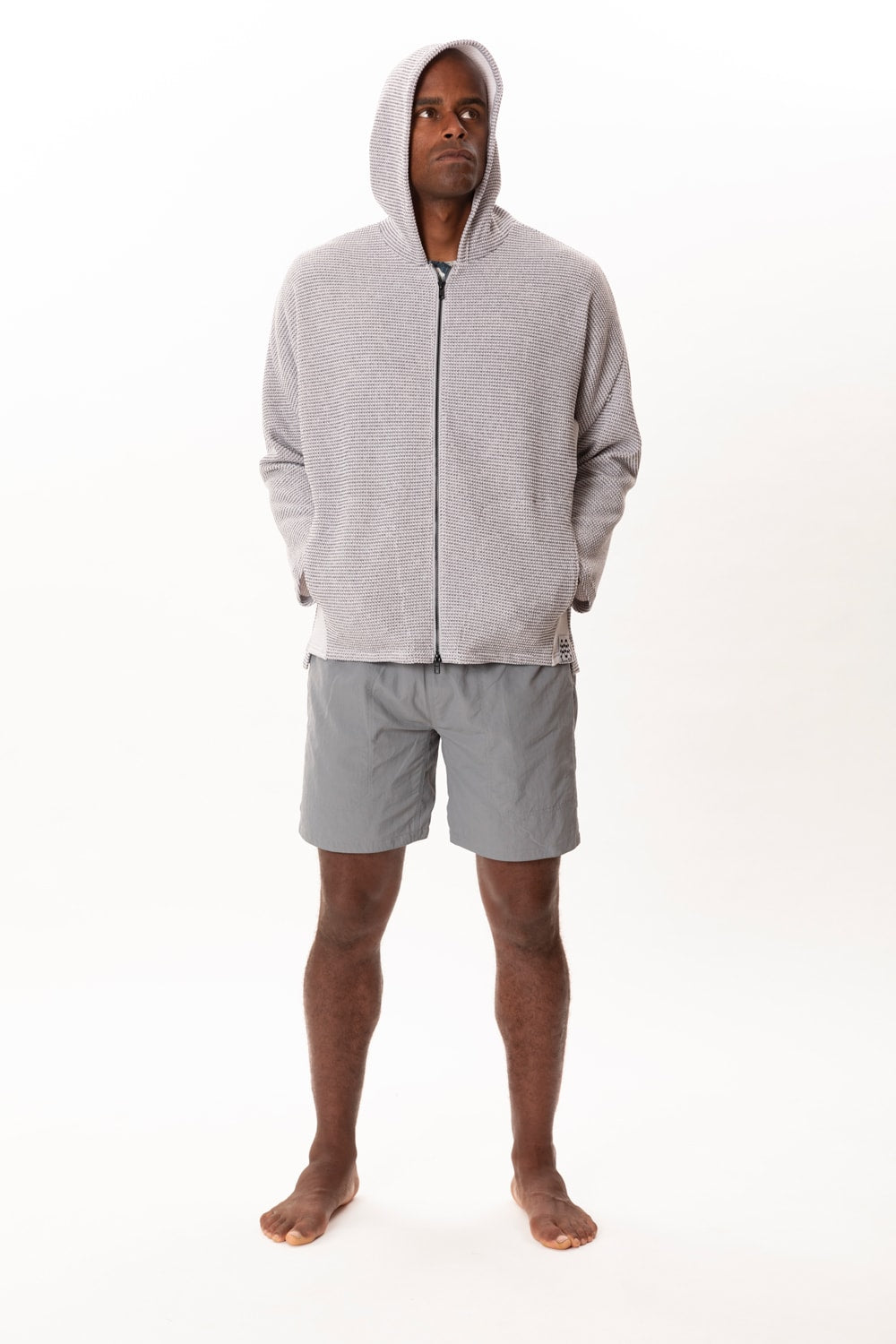 LOW GUAGE TECHNO KNIT JACKET