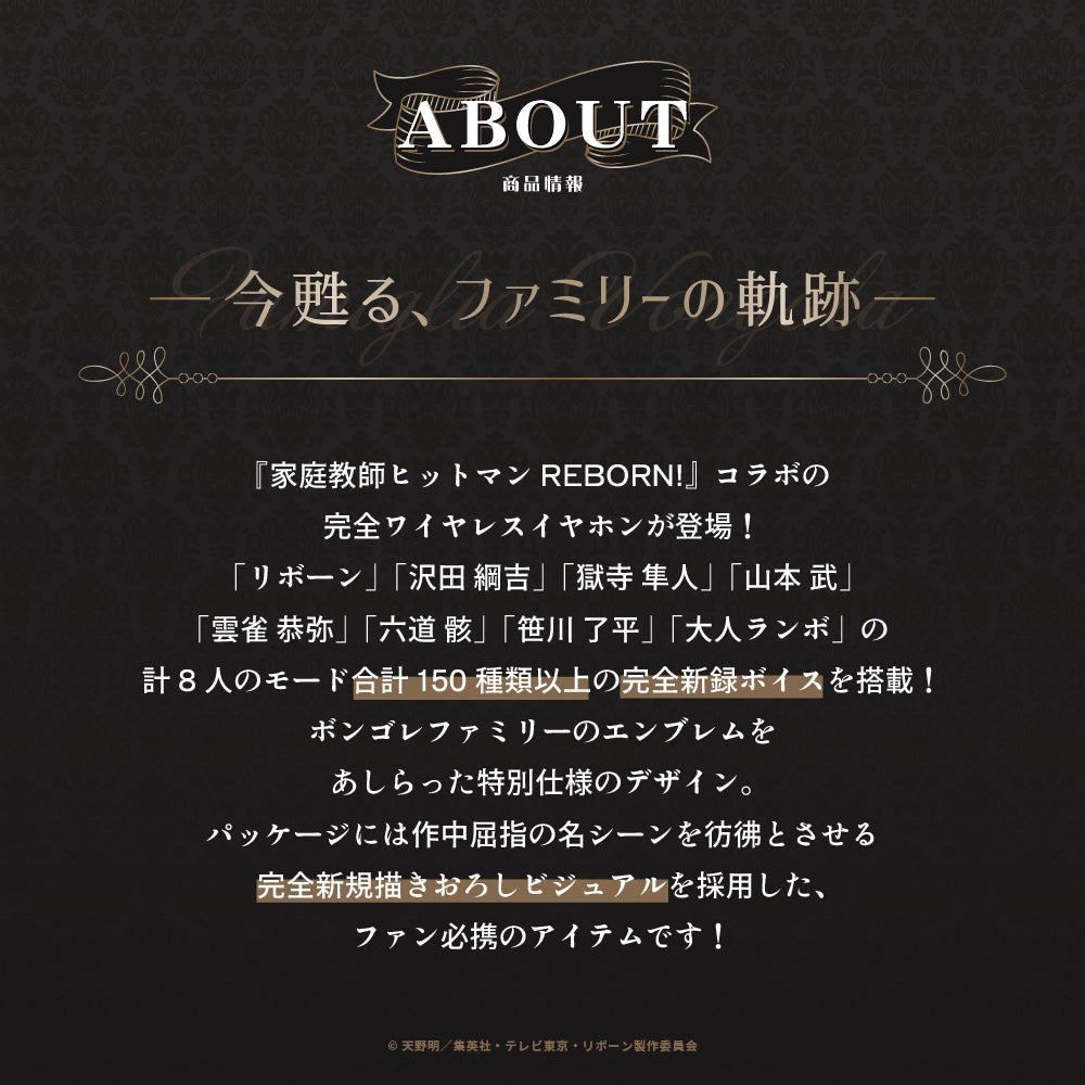 AVIOT TE-Q3-RBN｜家庭教師ヒットマンREBORN! コラボ完全ワイヤレス